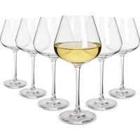 Argon Tableware Knightsbridge Crystal White Wine Glasses - 500ml - Pack of 6 in Clear
