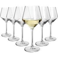 Argon Tableware Soho Crystal White Wine Glasses - 460ml - Pack of 6 in Clear