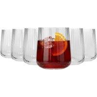 Argon Tableware Chelsea Optic Crystal Tumbler Glasses - 500ml - Pack of 6 in Clear