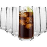 Argon Tableware Chelsea Optic Crystal Highball Glasses - 550ml - Pack of 6 in Clear
