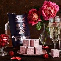 Naked Marshmallow Co. Raspberry & Prosecco Gourmet Marshmallows in Light Pink