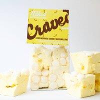 Naked Marshmallow Co. Lemon Meringue Gourmet Marshmallows in Bright Yellow