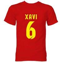 FC Barcelona Xavi Hero T-Shirt in Red | Size: Medium