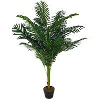 Living and Home Decorative Artificial Palm Tree in Pot in Green