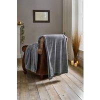 Deyongs "The Big One" Ultra-Soft Large Plush Throw - 230x270cm Oversized Fleece Blanket in Grey | Size: 230 cm x 270 cm