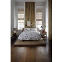 Lobster Creek Rock Coastal Lobster Print 100% Cotton Duvet Cover in White | Size: Single