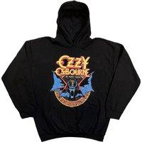 Ozzy Osbourne Bat Circle Hoodie in Black | Size: XL