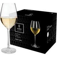 Argon Tableware Mayfair Crystal White Wine Glasses - 350ml - Pack of 24 in Clear