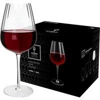 Argon Tableware Kensington Optic Crystal Red Wine Glasses - 640ml - Pack of 24 in Clear