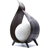 KDMD Natural Coconut Lamp - Chocolate Wrapover Twist