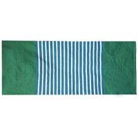 KDMD Indian Cotton Rug 70x170cm - Green & Blue, Handcrafted, Durable | Size: Medium