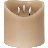 KDMD Luxe Collection 6x6 Taupe Melted LED Candle