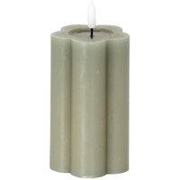 KDMD Luxe Collection Grey Pillar LED Candle