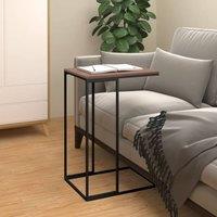 Berkfield Home Side Table Black 40x30x59 cm Engineered Wood | Size: 40 x 30 x 59 cm