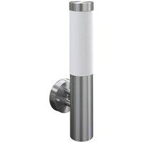 Berkfield Home RVS Walllamp for Indoor & Outdoors Waterproof in Silver