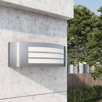 Berkfield Home Outdoor Wall Light Stainless Steel in Silver