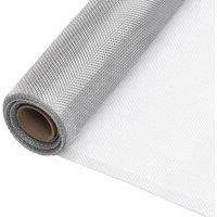 Berkfield Home Mesh Screen Aluminium 100x2000 cm Silver