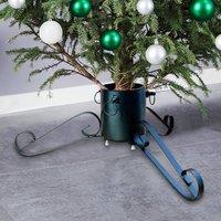 Berkfield Home Christmas Tree Stand Green 58x58x21 cm | Size: 58 x 58 x 21 cm