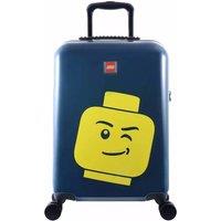 Lego 40L ColourBox Minifigure Head Navy Cabin Suitcase in Blue