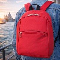 Dragodirect City Backpack Compact & Everyday Carry Bag in Red