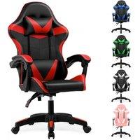 Lishetimig Ergonomic Gaming Chair in Red