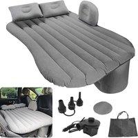 Havendro Inflatable Car Air Bed Back Rear Seat Rest Foldable in Grey