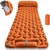 Havendro Inflatable Mat Camping Sleeping Self Inflating Mattress in Orange