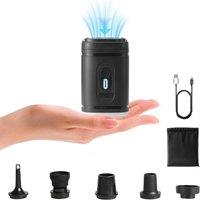 Havendro Black Mini Electric Air Pump USB Rechargeable Inflate