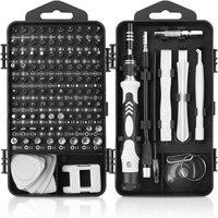 Havendro Grey 117 in 1 Magnetic Screwdriver Set Computer Repair Tool Kit in Black