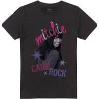 Disney Men's Camp Rock Mitchie Airbrush T-Shirt, Black | Size: XL