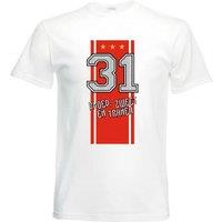 AFC Ajax Men's Mens 2012 Ajax Champions T-Shirt in White | Size: Medium