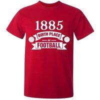 Southampton FC Men's Mens Birth Of Football T-Shirt in Red | Size: Small