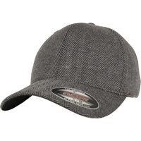 Flexfit by Yupoong Men's Herringbone Melange Cap in Black | Size: Large/XL