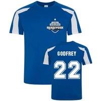 Everton FC Men's Mens Ben Godfrey Sports Training Jerset in Blue | Size: Medium