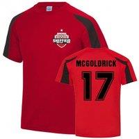 Sheffield United FC Men's Mens David Mcgoldrick Sports Training Jersey in Red | Size: 2XL