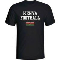 Kenya Men's Mens Football T-Shirt in Black | Size: Small