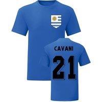 Uruguay Men's Mens Edinson Cavani National Hero Tee in Blue | Size: Small