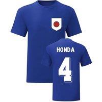 Japan Men's Mens Keisuke Honda National Hero Tee in Blue | Size: Medium