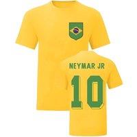 Brazil Men's Mens Neymar Jr National Hero Tee'S in Yellow | Size: XL