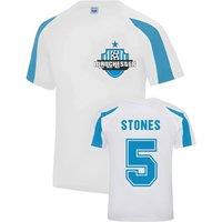 Manchester City Men's Mens John Stones Sports Training Jersey in White | Size: 2XL