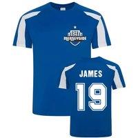 Everton FC Men's Mens James Rodriguez Sports Training Jersey in Blue | Size: XL