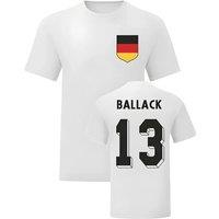 Germany Men's Mens Michael Ballack National Hero Tee'S in White | Size: Large