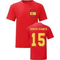 Spain Men's Mens Sergio Ramos National Hero Tee in Red | Size: 2XL