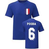 France Men's Mens Paul Pogba National Hero Tee'S in Blue | Size: Small