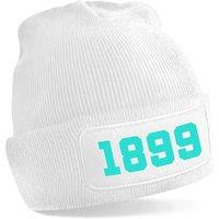 Marseille Men's Mens 1899 Football Beanie Hat in White