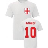 England Men's Mens Wayne Rooney National Hero Tee in White | Size: 2XL