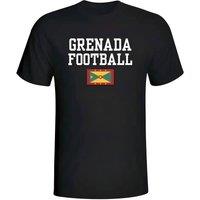 Grenada Men's Mens Football T-Shirt in Black | Size: 4XL