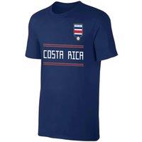 Costa Rica Men's Mens Wc2018 'Qualifiers' T-Shirt in Dark Blue | Size: 3XL