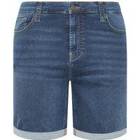 BadRhino Men's Ultra Stretch Denim Shorts in Mid Blue | Size: 48R