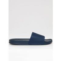 Threadbare Men's Lightweight Cushioned Sliders in Navy | Size: 7